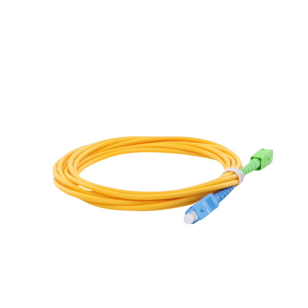Jumper de Fibra ?ptica Monomodo SC/UPC-SC/APC Simplex, Color Amarillo, 3 Metros (9.84 Pies), 3 mm - Image 4