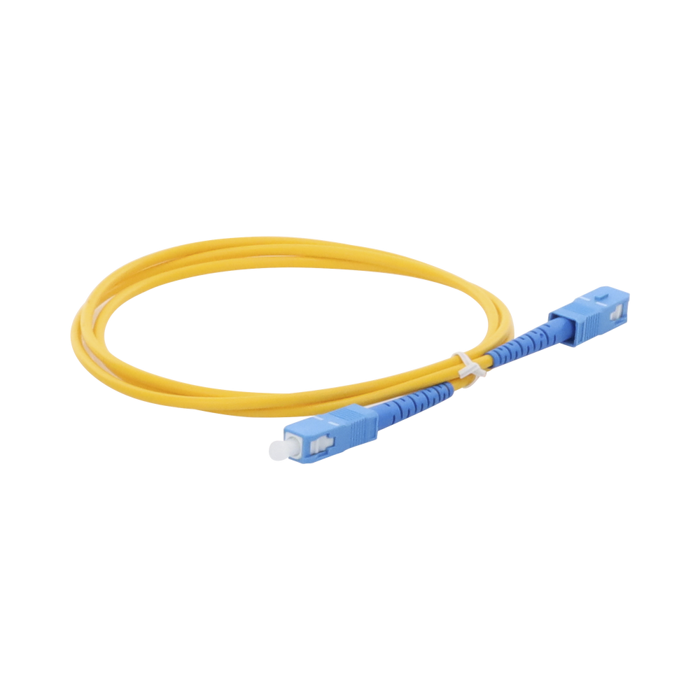 Jumper de Fibra ?ptica Monomodo SC/UPC-SC/UPC Simplex de 1 Metro (3.28 Pies), 3mm