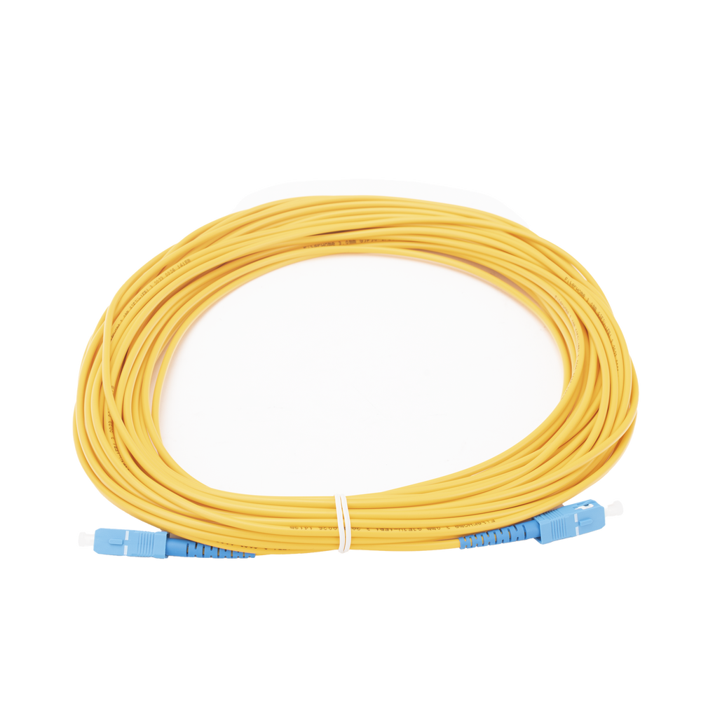 Jumper de Fibra ?ptica Monomodo SC/UPC-SC/UPC Simplex de 20 Metros (65.62 Pies), 3mm
