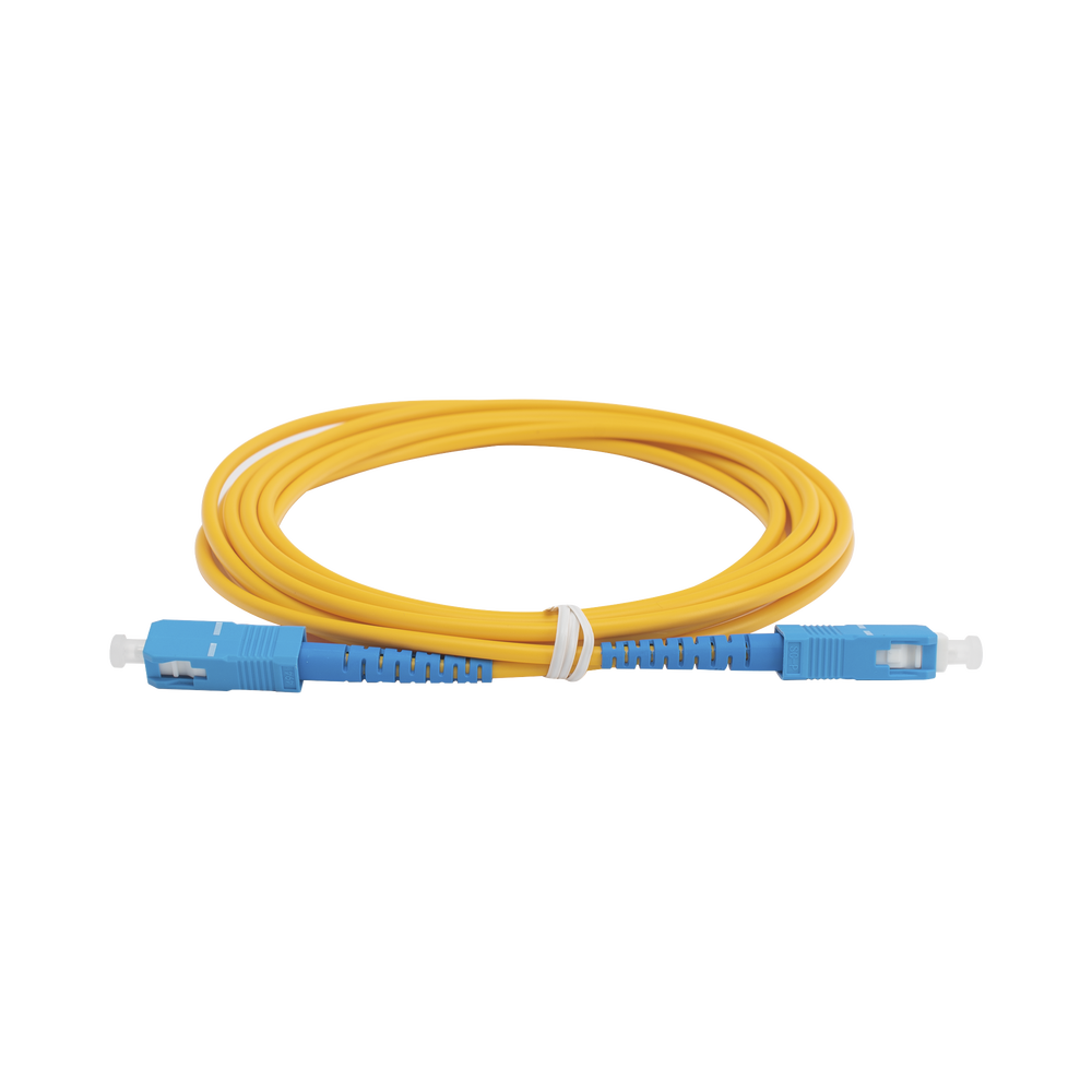 Jumper de Fibra ?ptica Monomodo SC/UPC-SC/UPC Simplex de 3 Metros (9.84 Pies), 3mm