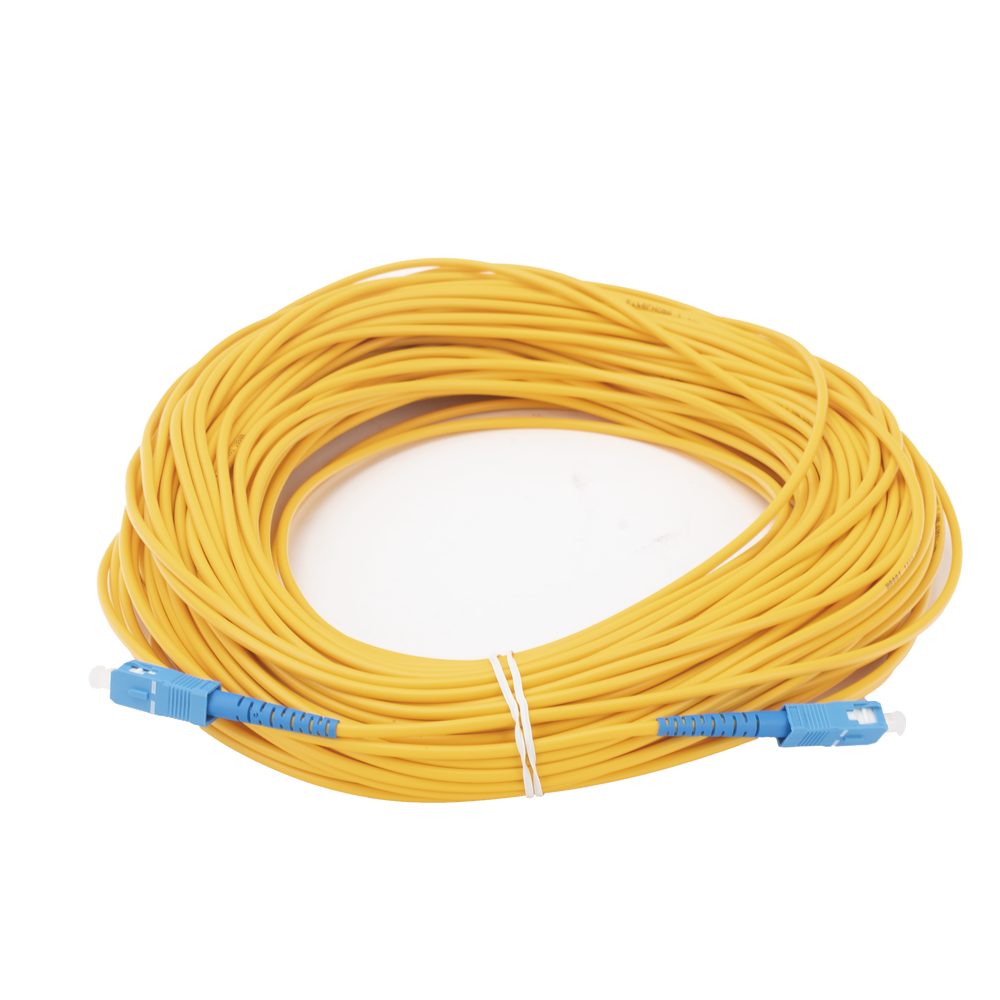 Jumper de Fibra ?ptica Monomodo SC/UPC-SC/UPC Simplex de 50 Metros (164.04 Pies), 3mm