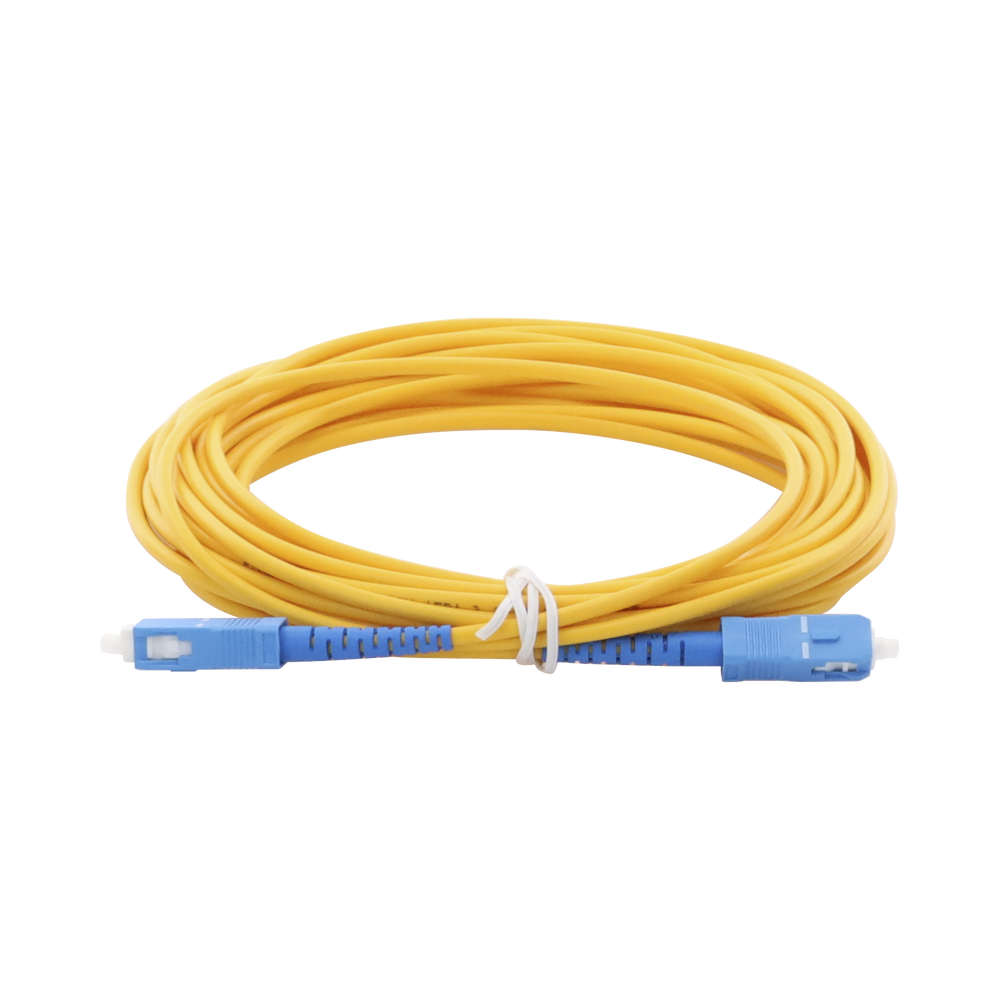 Jumper de Fibra ?ptica Monomodo SC/UPC-SC/UPC Simplex de 6 Metros (19.69 Pies), 3mm