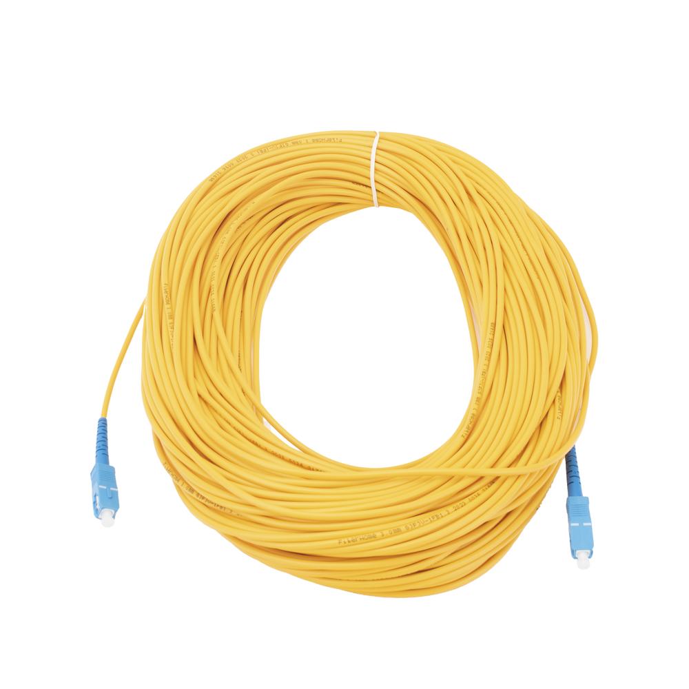 Jumper de Fibra ?ptica Monomodo SC/UPC-SC/UPC Simplex de 60 Metros (196.85 Pies), 3mm