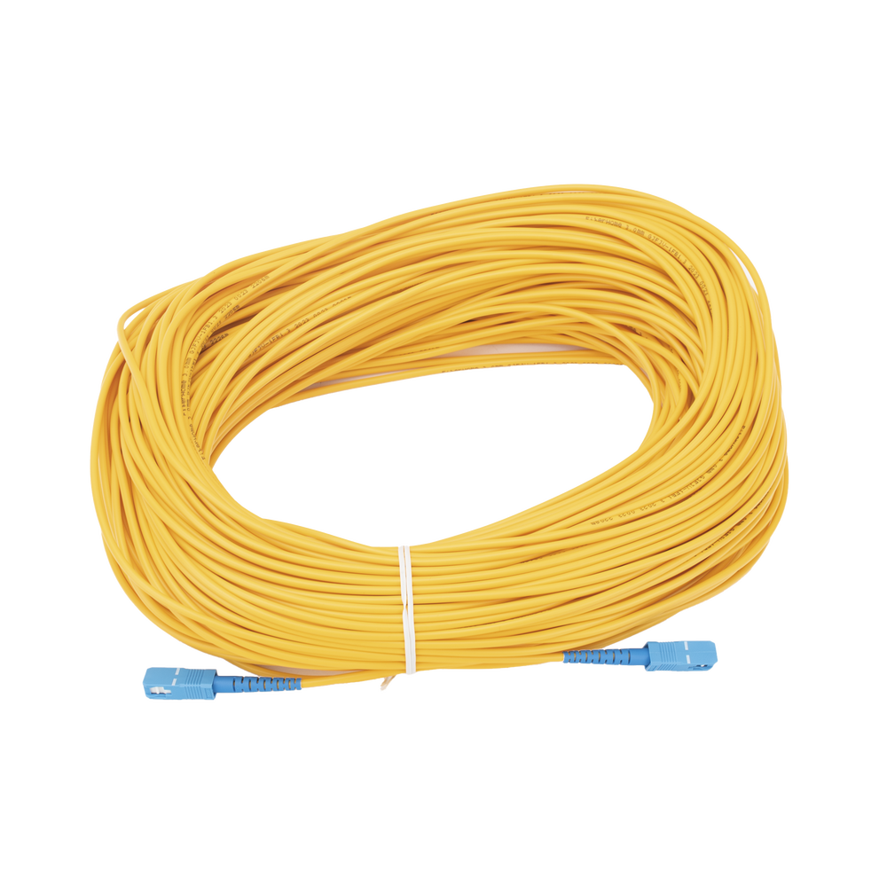 Jumper de Fibra ?ptica Monomodo SC/UPC-SC/UPC Simplex de 80 Metros (262.47 Pies), 3mm