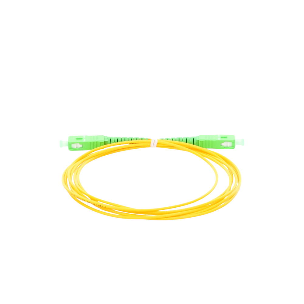 Jumper de Fibra Óptica Monomodo SC/APC SC/APC Simplex, color amarillo, 2 metros, 2mm - Image 5