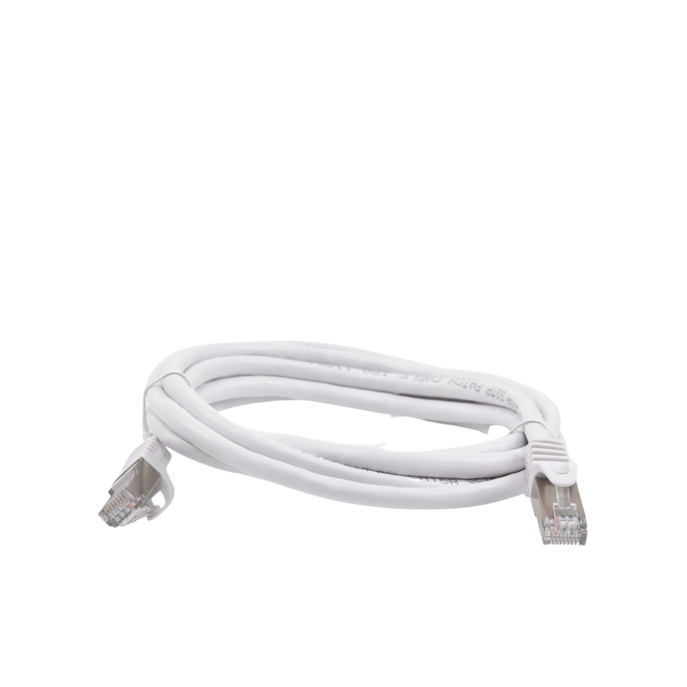 Patch Cord Cat6A 10G Blindado 2 Metros (6.56 Pies) Blanco - Image 4