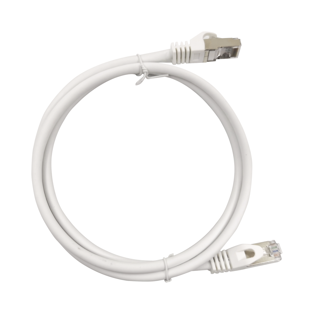 Patch Cord Cat6A 10G Blindado 7.0 Metros (22.96 Pies) Blanco