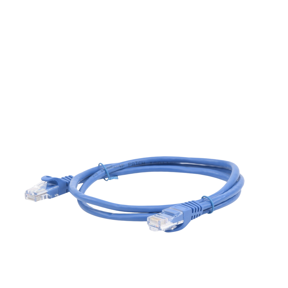 Cable de Parcheo UTP Cat5e - 1 Metro (3.28 Pies) - Azul - Image 3