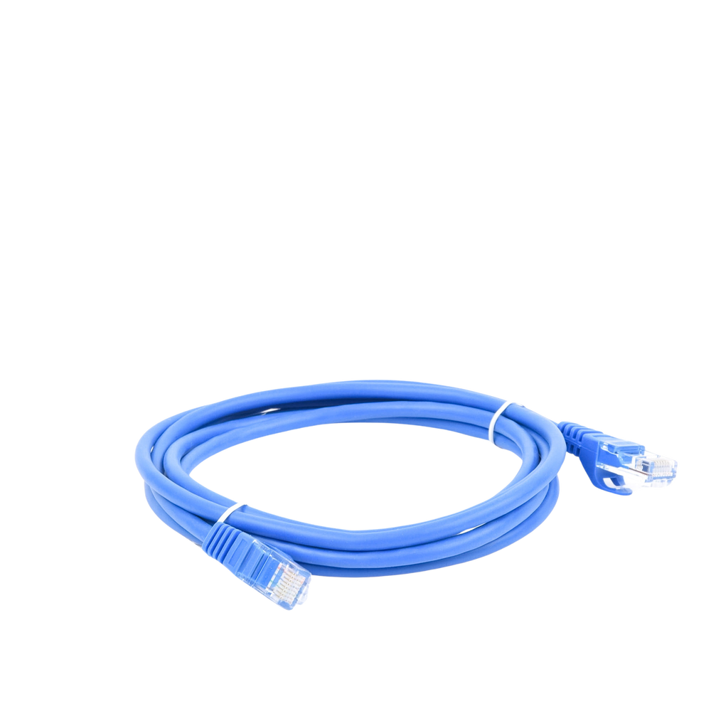 Cable de Parcheo UTP Cat5e - 2 Metros (6.56 Pies) - Azul - Image 3