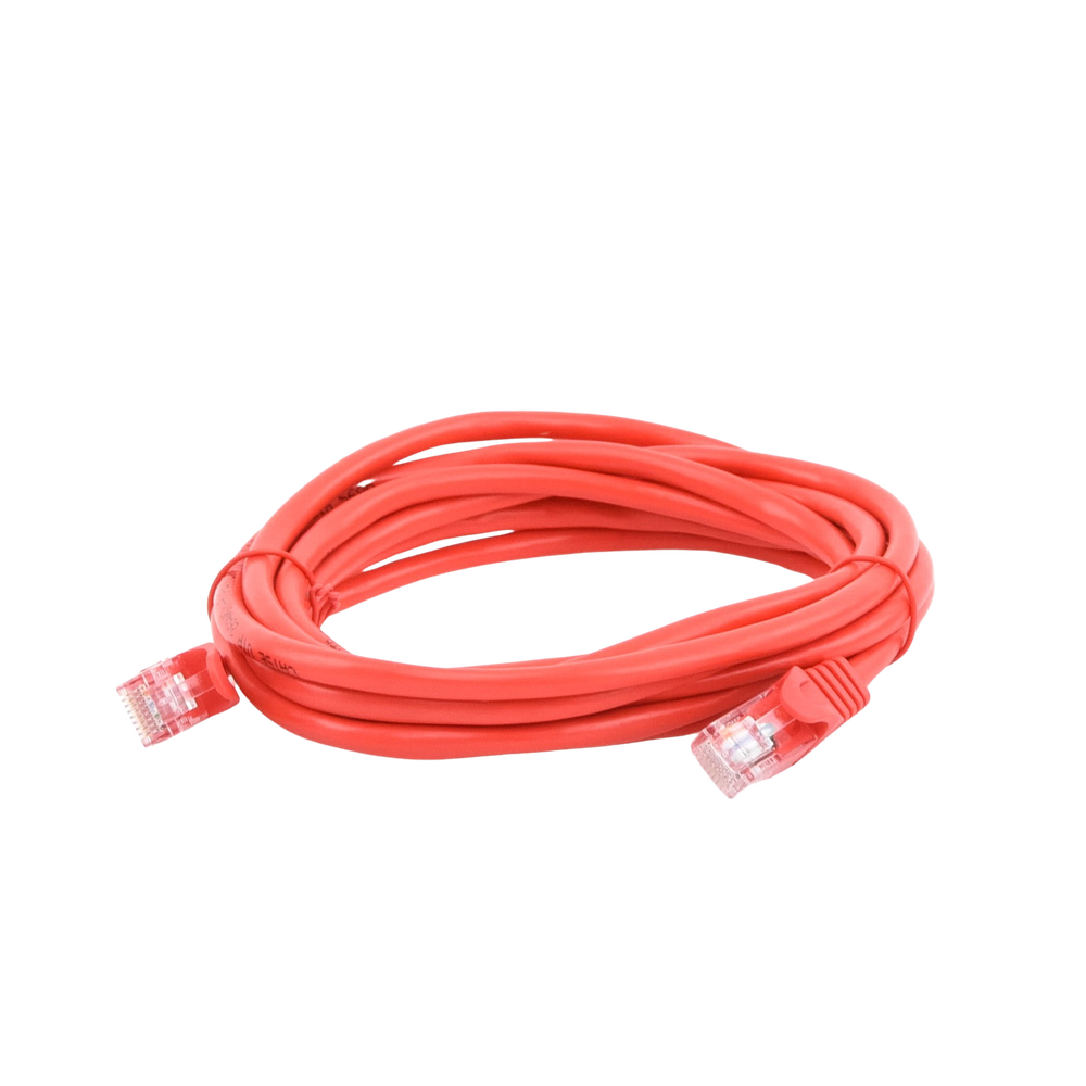 Cable de Parcheo UTP Cat5e - 3.0 Metros (9.84 Pies) - Rojo