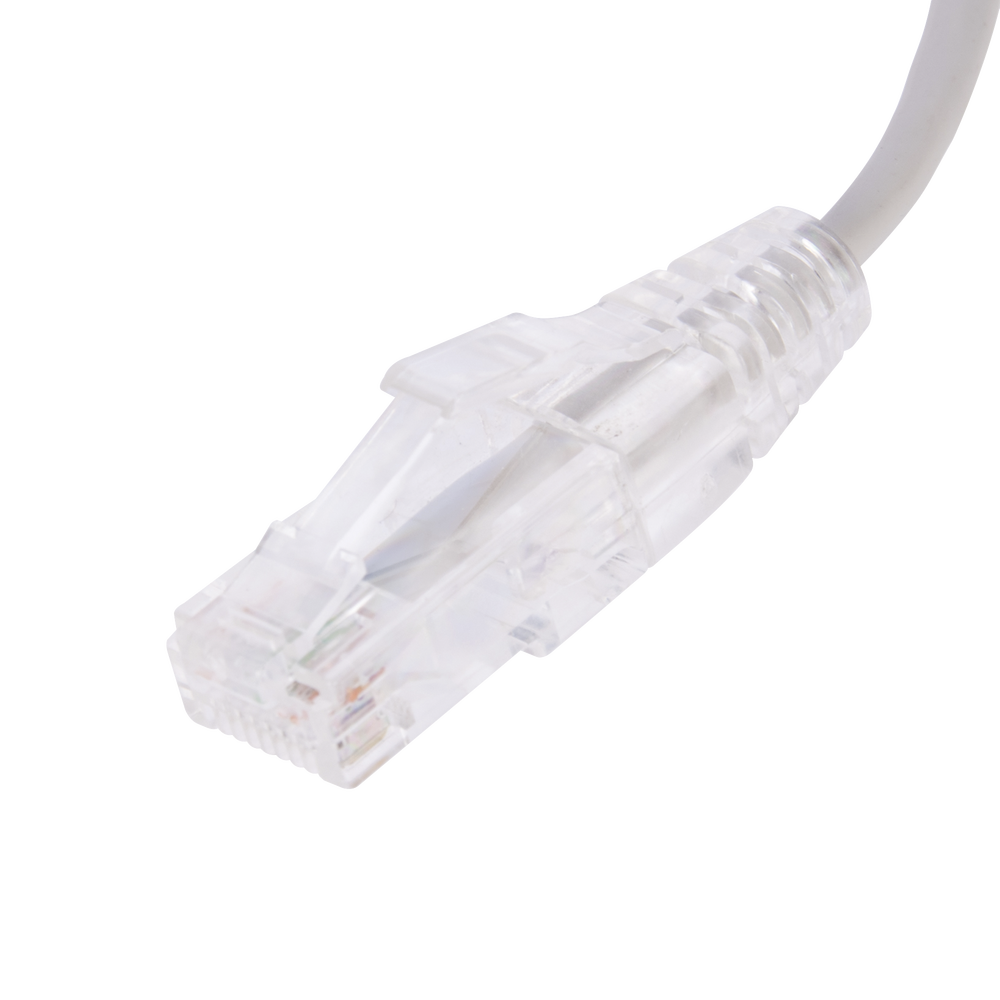 Cable de Parcheo Slim UTP Cat6 - 20 cm (7.87 Pulgadas) Gris Di?metro Reducido (28 AWG) - Image 3