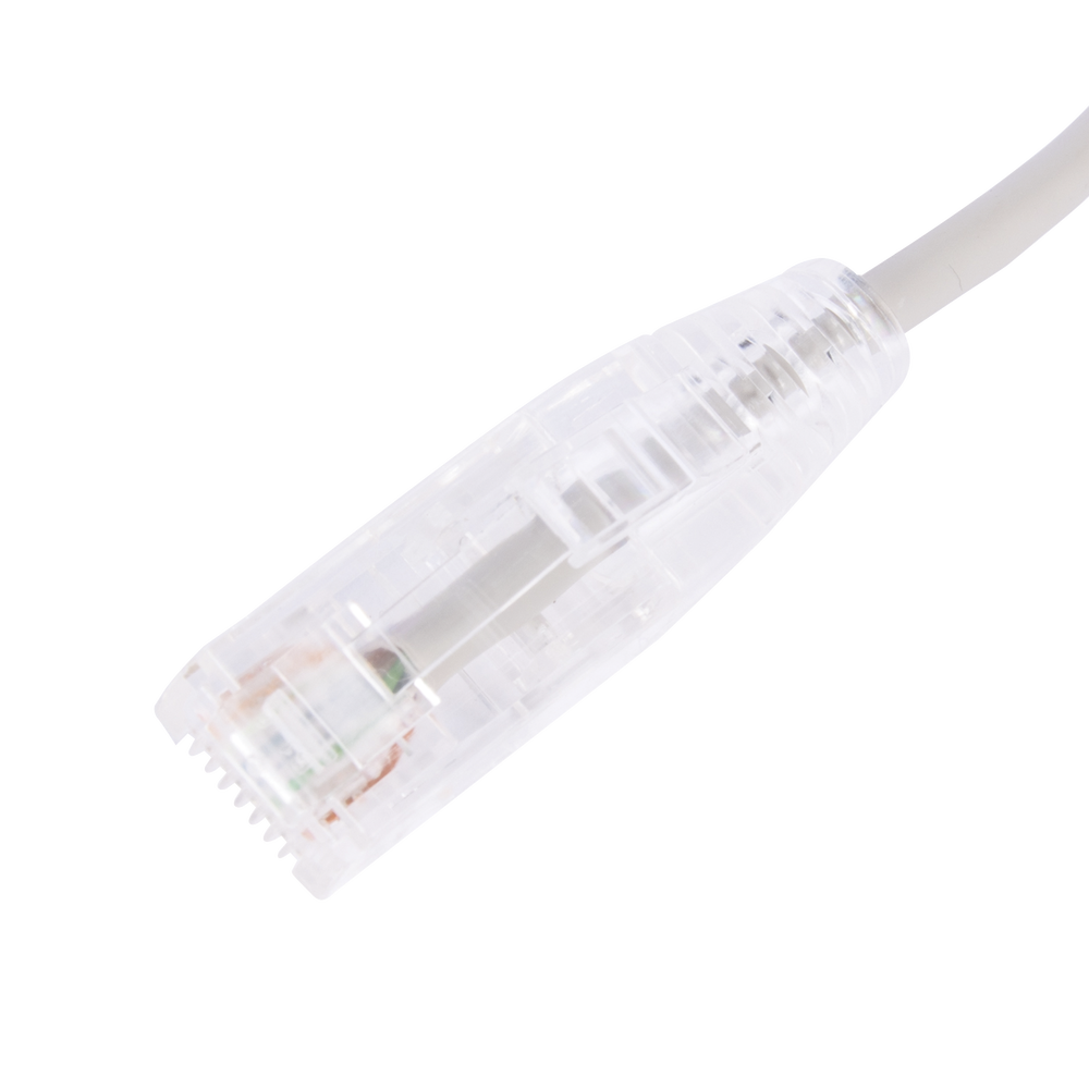 Cable de Parcheo Slim UTP Cat6 - 30 cm (11.81 Pulgadas) Gris Di?metro Reducido (28 AWG) - Image 3