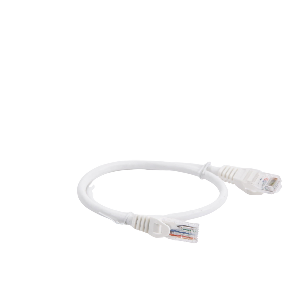 Cable de Parcheo UTP Cat6 - 0.5 Metros (1.64 Pies) - Blanco