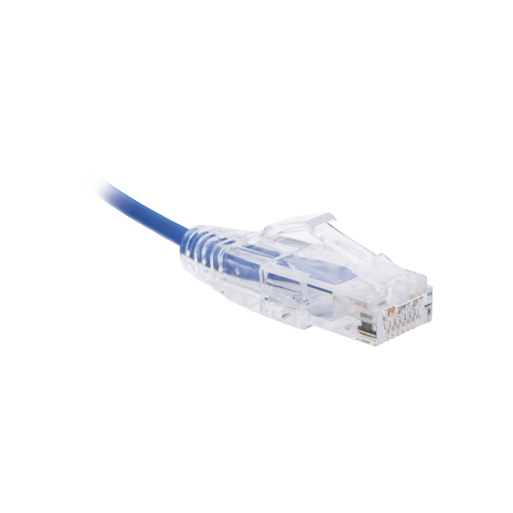 Cable de Parcheo Slim UTP Cat6 - 1 Metro (3.28 Pies), Azul, Di?metro Reducido (28 AWG) - Image 2