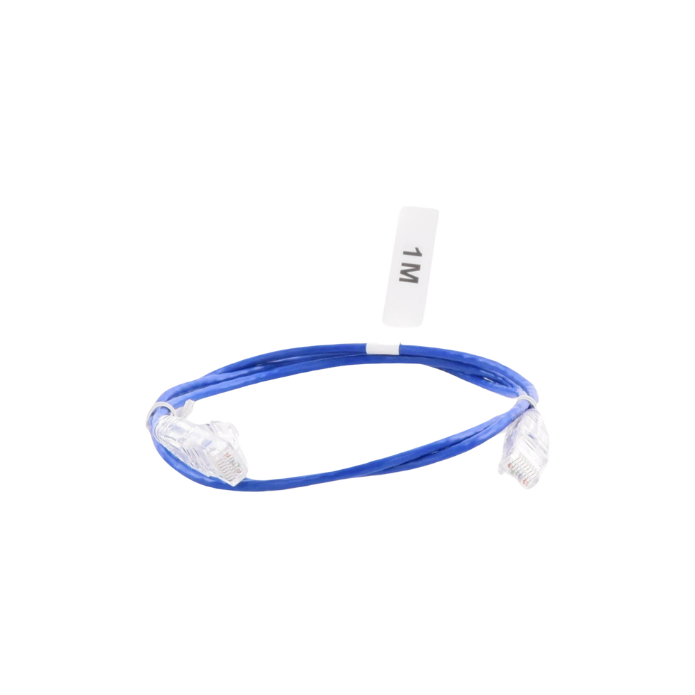Cable de Parcheo Slim UTP Cat6 - 1 Metro (3.28 Pies), Azul, Di?metro Reducido (28 AWG) - Image 3