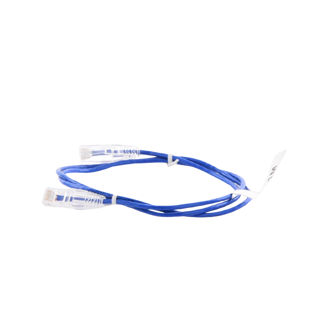 Cable de Parcheo Slim UTP Cat6 - 1 Metro (3.28 Pies), Azul, Di?metro Reducido (28 AWG) - Image 5