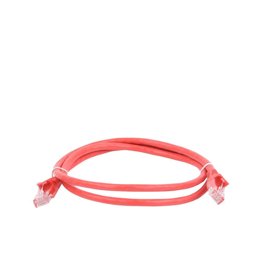 Cable de Parcheo UTP Cat6 - 1 Metro (3.28 Pies) - Rojo