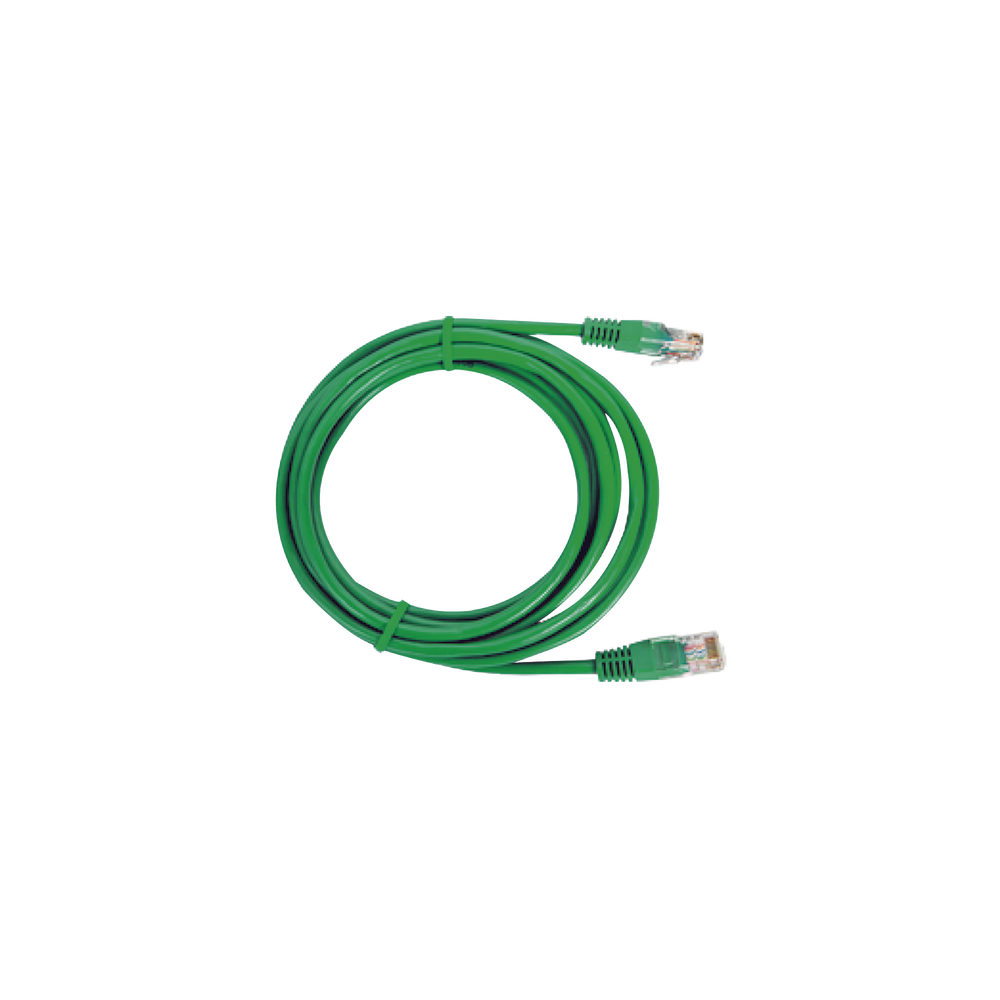 Cable de Parcheo UTP Cat6 - 2 Metros (6.56 Pies) - Verde