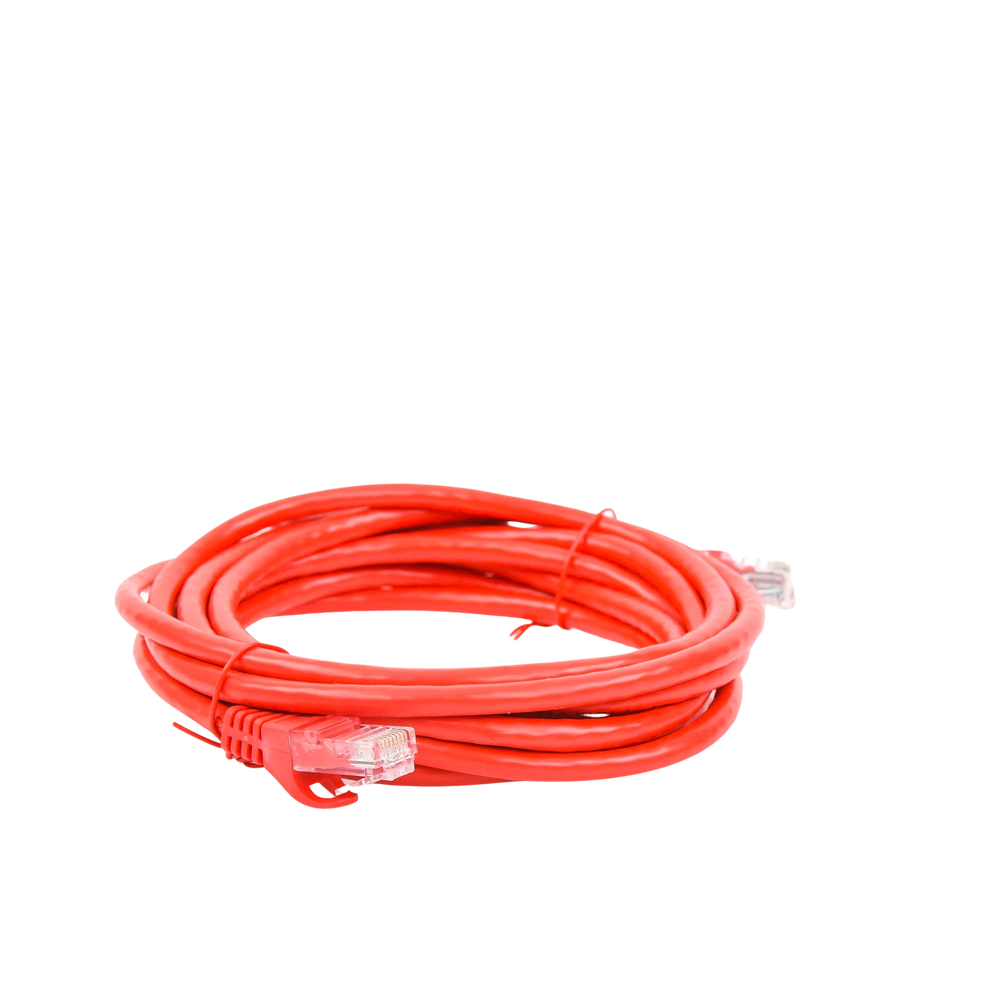 Cable de Parcheo UTP Cat6 - 3.0 Metros (9.84 Pies) - Rojo