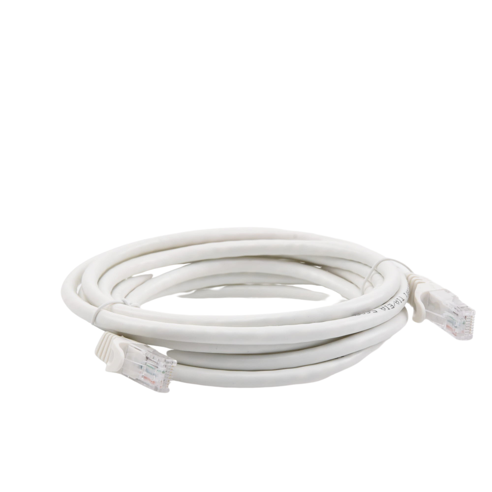 Cable de Parcheo UTP Cat6 - 3.0 Metros (9.84 Pies) - Blanco