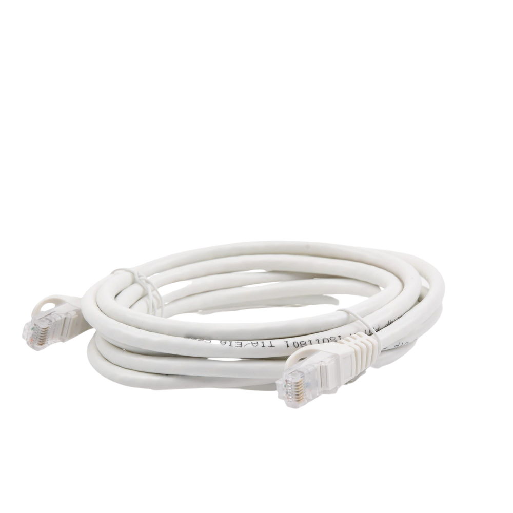Cable de Parcheo UTP Cat6 - 3.0 Metros (9.84 Pies) - Blanco - Image 3