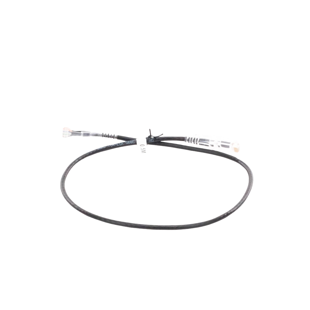 Cable de Parcheo Slim UTP Cat6A - 0.5 Metros (1.64 Pies) Negro, Di?metro Reducido (28 AWG) - Image 3