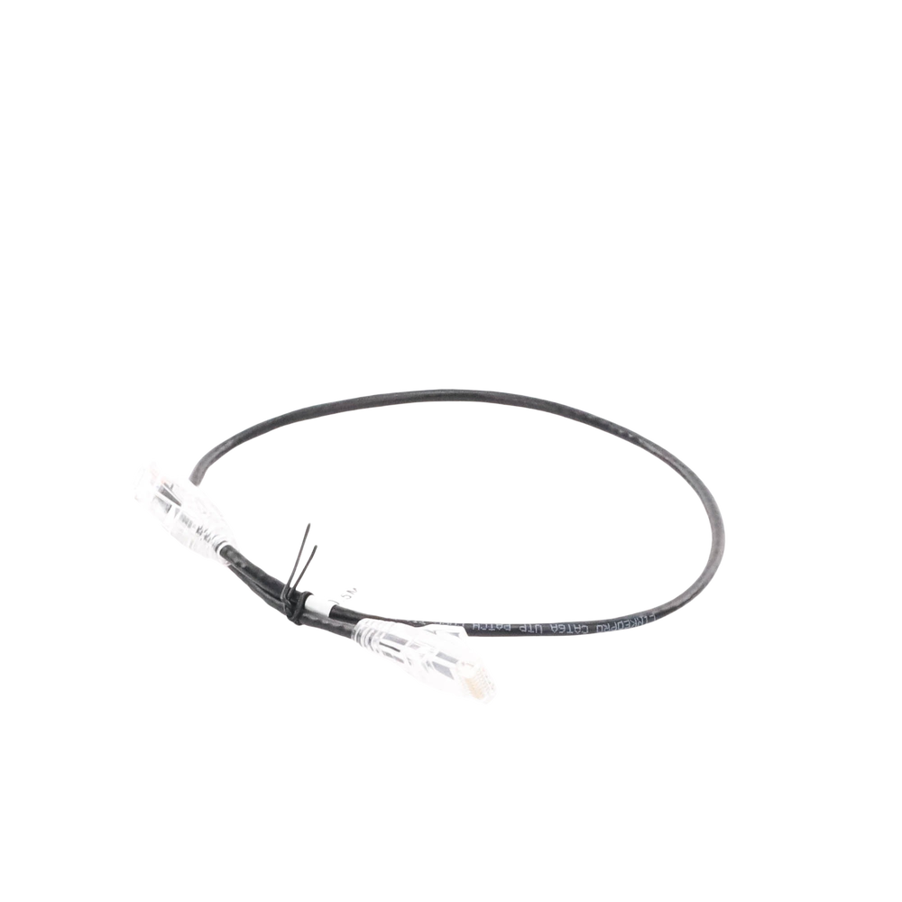 Cable de Parcheo Slim UTP Cat6A - 0.5 Metros (1.64 Pies) Negro, Di?metro Reducido (28 AWG) - Image 5