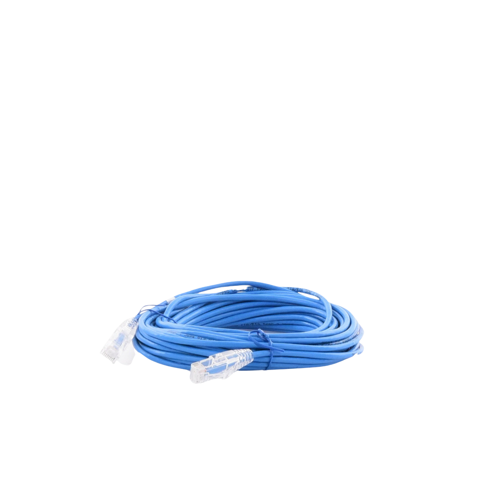 Cable de Parcheo Slim UTP Cat6A - 10 Metros (32.81 Pies) Azul, Di?metro Reducido (28 AWG) - Image 2