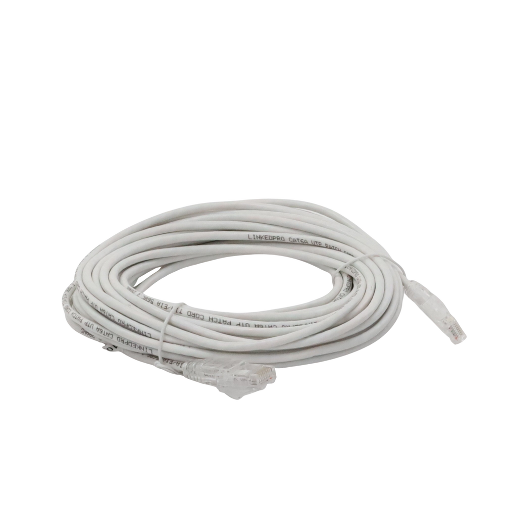 Cable de Parcheo Slim UTP Cat6A - 10 Metros (32.81 Pies) Blanco, Di?metro Reducido (28 AWG) - Image 4