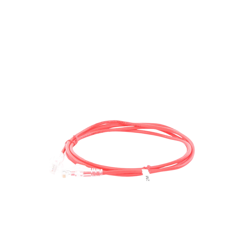 Cable de Parcheo Slim UTP Cat6A - 2 Metros (6.56 Pies) Rojo, Di?metro Reducido (28 AWG) - Image 3
