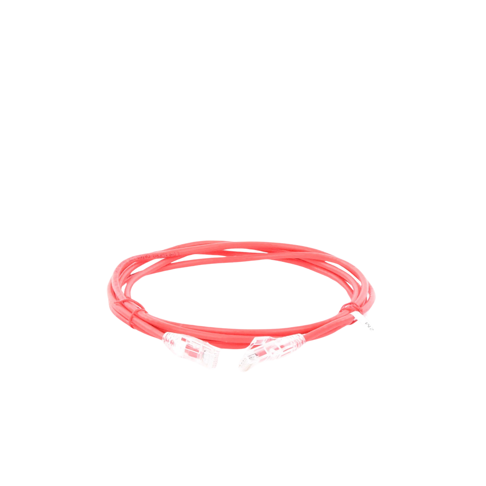 Cable de Parcheo Slim UTP Cat6A - 2 Metros (6.56 Pies) Rojo, Di?metro Reducido (28 AWG) - Image 4