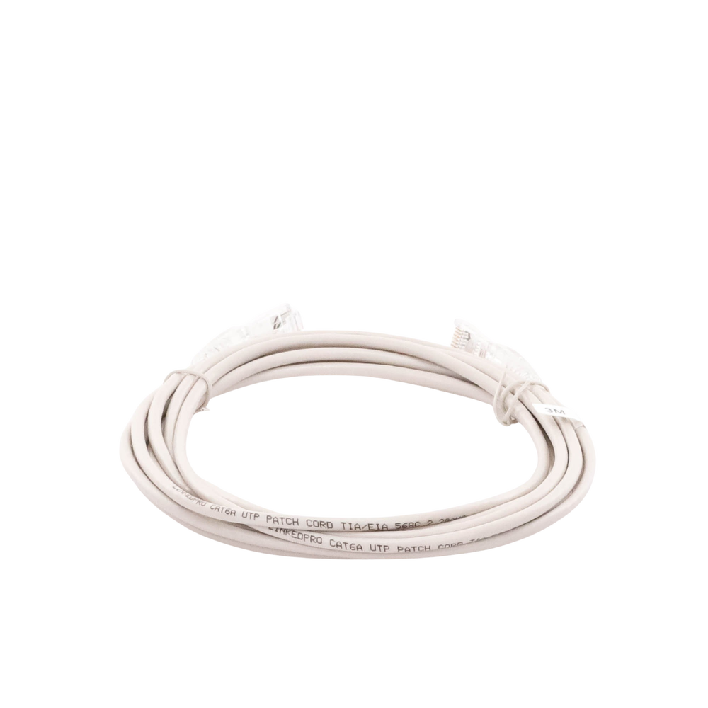 Cable de Parcheo Slim UTP Cat6A - 3 Metros (9.84 Pies) Gris, Di?metro Reducido (28 AWG) - Image 2