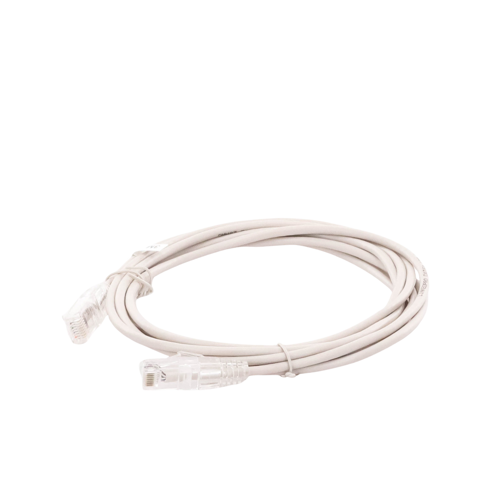 Cable de Parcheo Slim UTP Cat6A - 3 Metros (9.84 Pies) Gris, Di?metro Reducido (28 AWG) - Image 5
