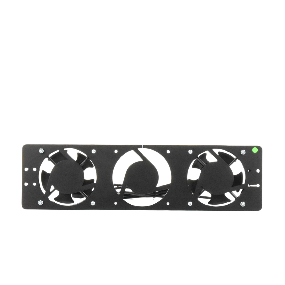 Kit de 2 Ventiladores 110 Vca (12 x 12 cm) con Clavija para Gabinete de Piso - Image 5