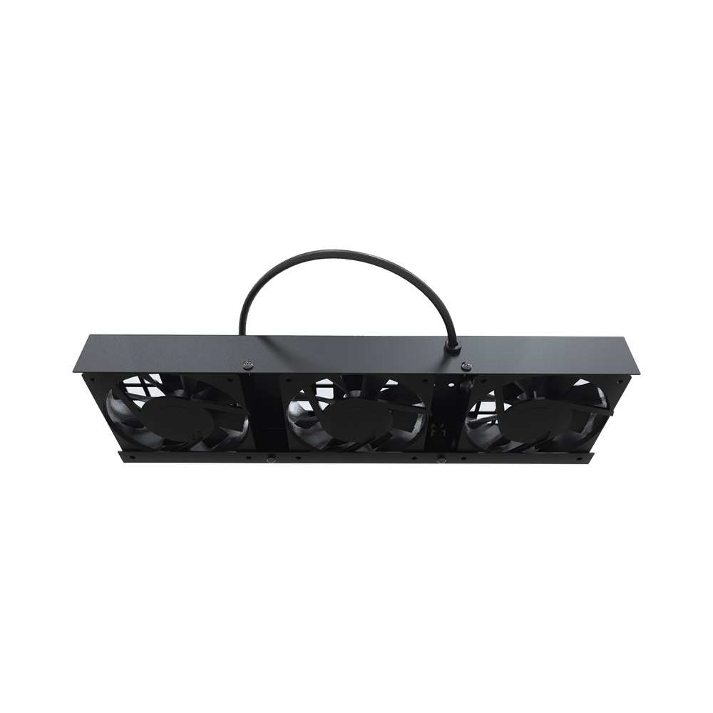 Kit de 3 Ventiladores 110 Vca (12 x 12 cm) con Clavija para Gabinete de Piso - Image 3