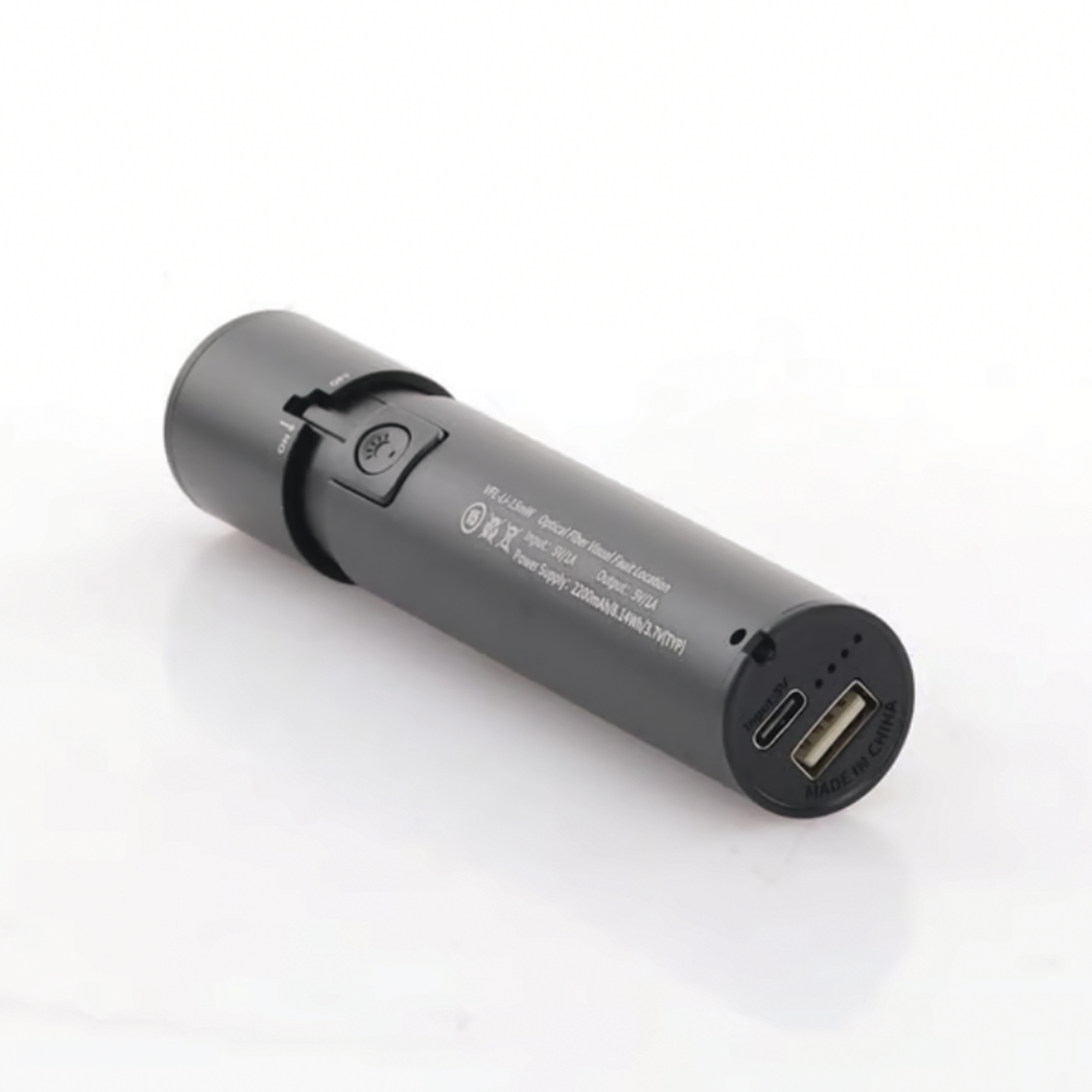 Localizador Visual de Fallos (VFL) / Para Conectores SC, FC, ST / Hasta 8-10 km de Distancia / Recargable por Puerto USB - Image 2