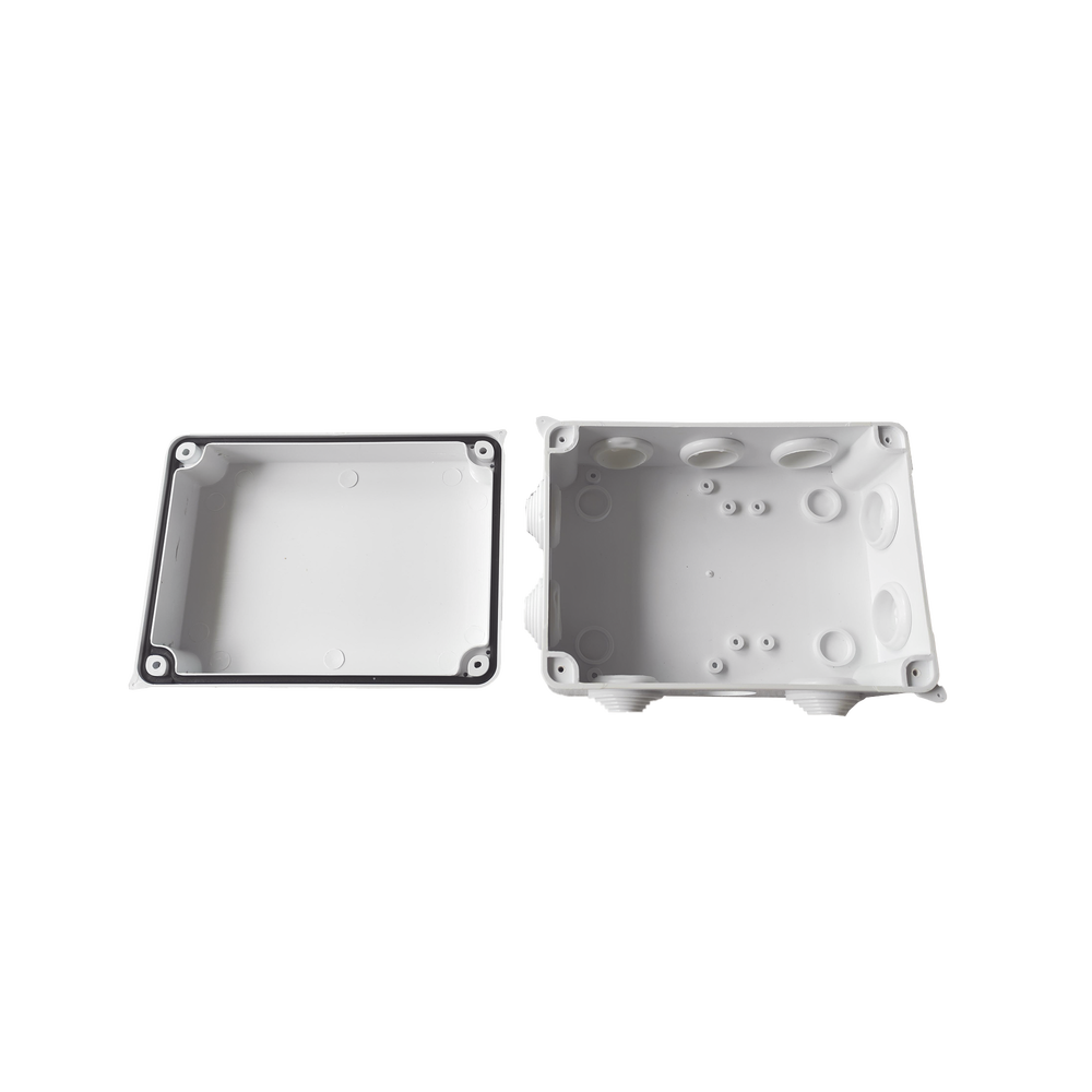 Caja de Conexiones Impermeable IP65, 10 Entradas, Dimensiones 150 x 110 x 70 mm, para Instalaciones Industriales, Comerciales y Residenciales, Incluye Tornillería para su Instalación - Image 4