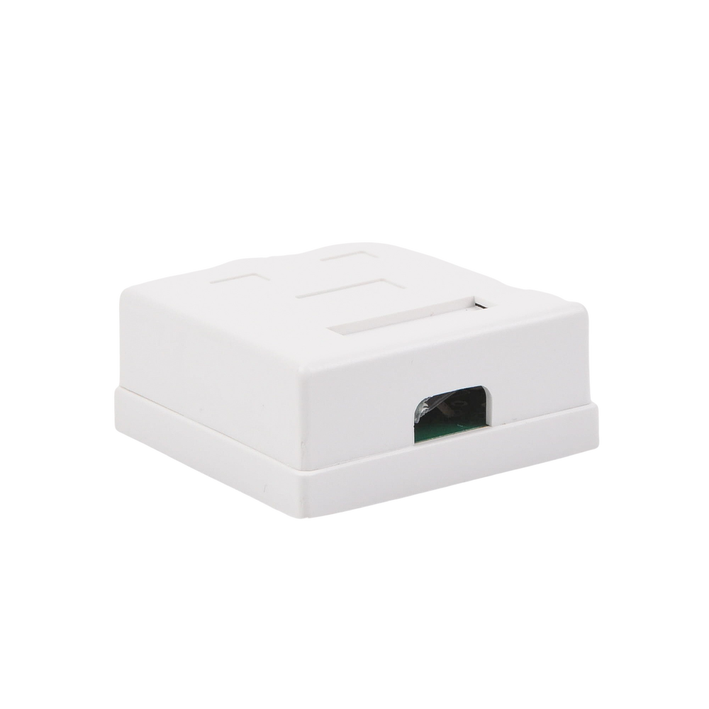 Caja de Pared con Jack UTP Cat5e y Jack RJ11 Telef?nico