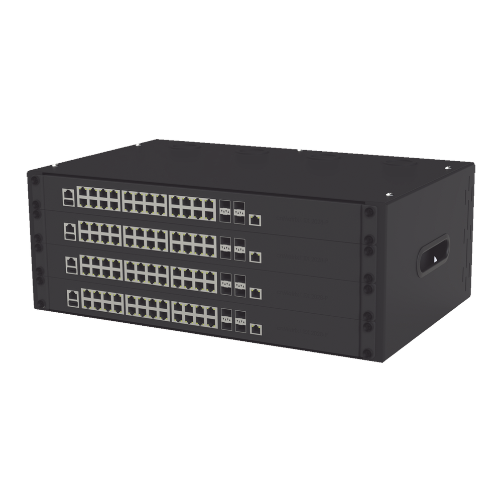 Gabinete para Montaje en Pared liviano, 4 Unidades de rack, Profundidad máxima de trabajo 250 mm, Se envía el Gabinete Armado. - Image 3