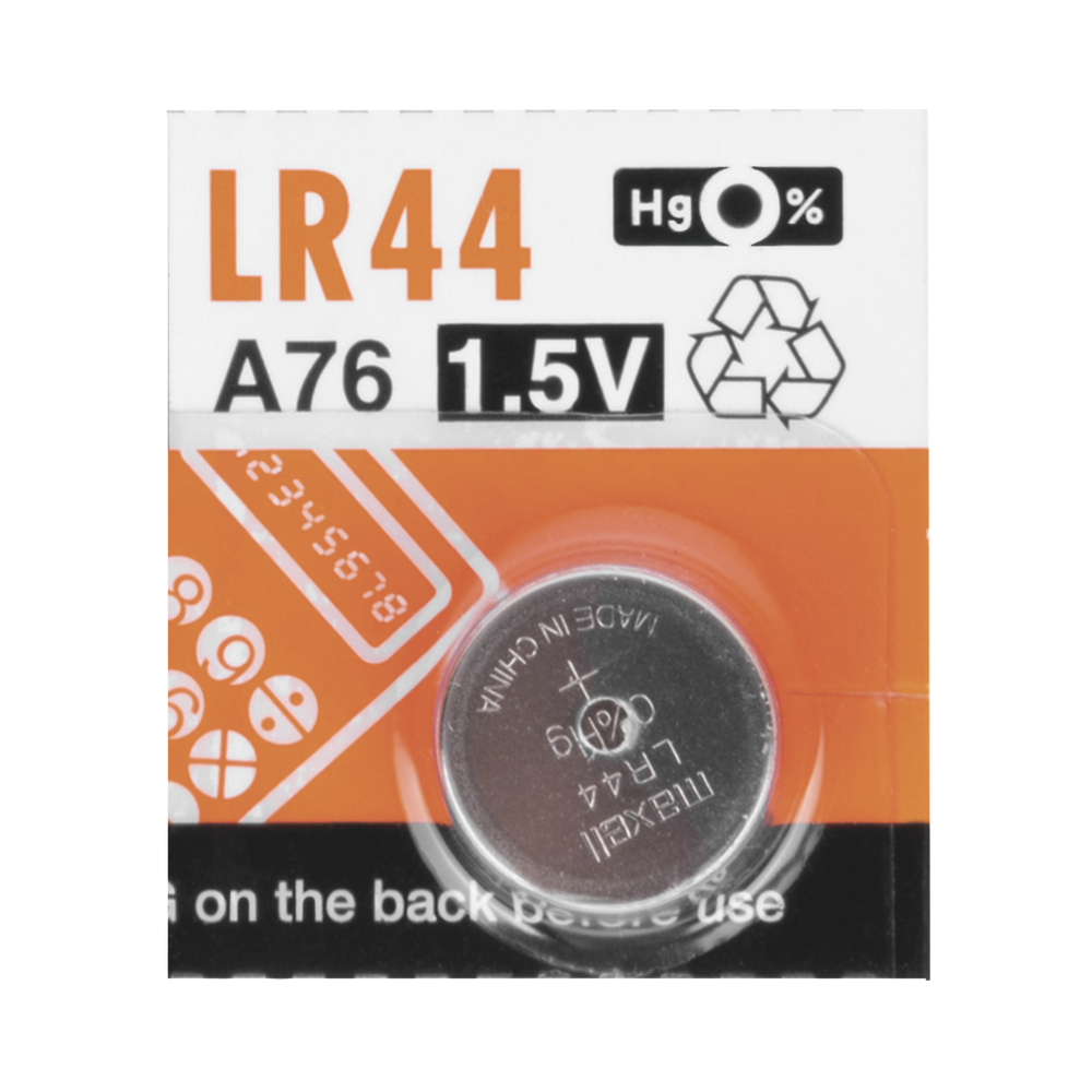 Batería Alcalina tipo LR44 (de botón) de 1.5 V 110 mAh - Image 2
