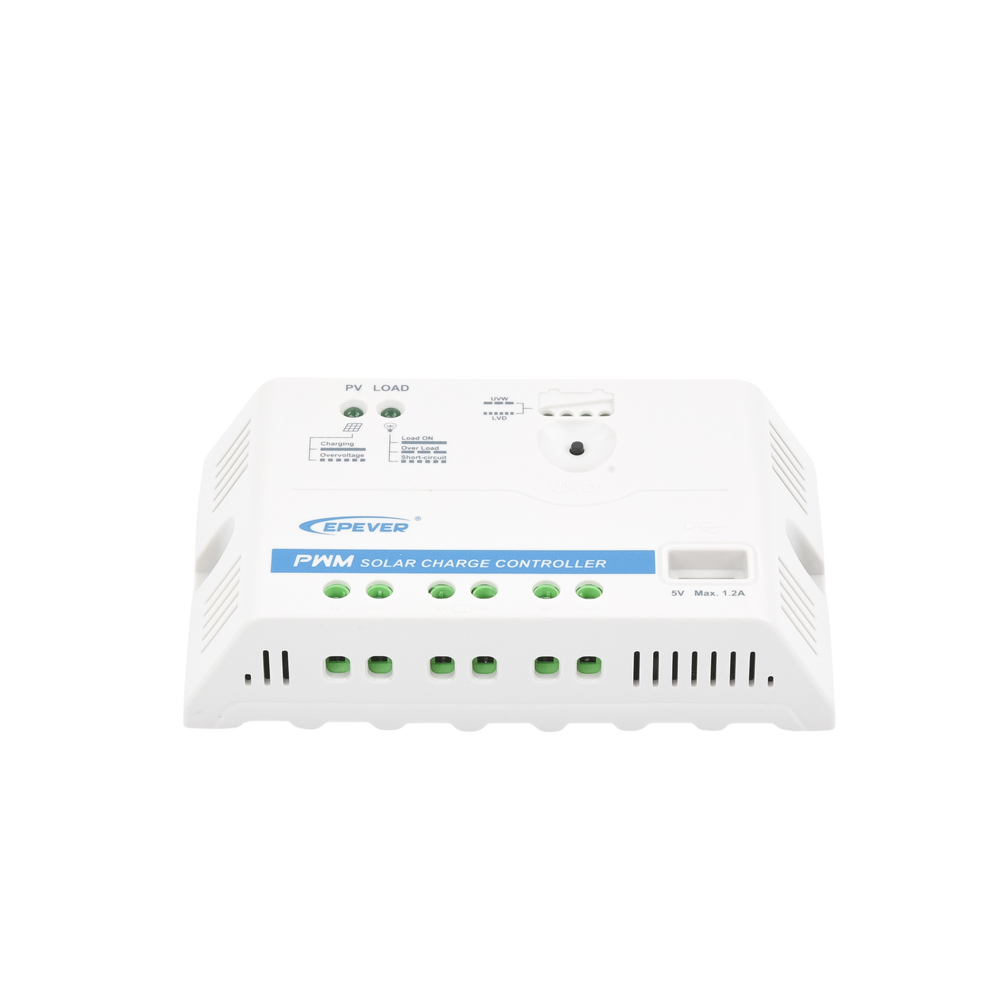 Controlador Solar PWM 12/24 V 20 A, Salida USB - Image 2