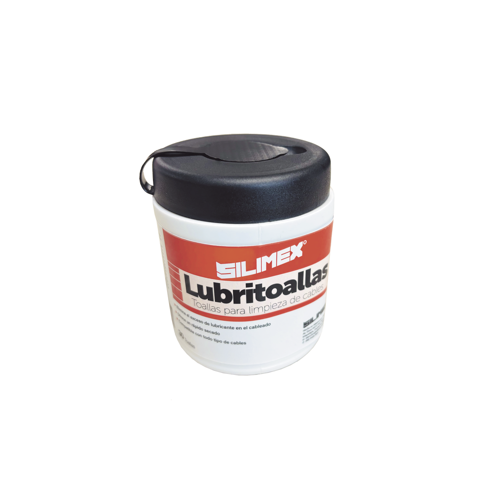 Lubritoallas para Cables / Elimina el Exceso de Lubricante en Jalado por Tuber?as / Toallitas H?medas con Doble Textura / Limpieza R?pida y Segura / Compatibles con Todo Tipo de Cableado / Presentaci?n de 30 Piezas