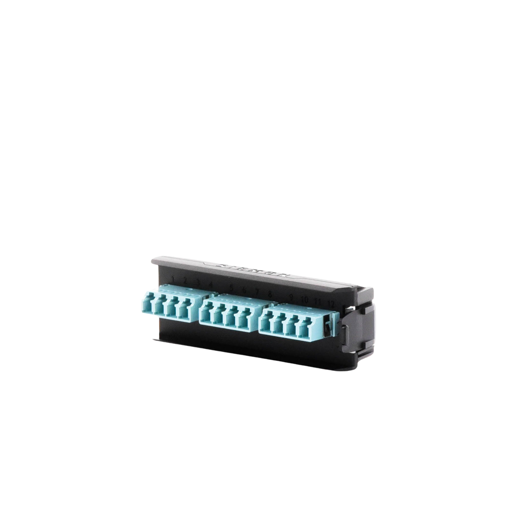 Placa Acopladora LightVerse, 6 Conectores D?plex LC/UPC, Acepta hasta 12 Fibras Multimodo OM3 y OM4 (No Shuttered) - Image 2