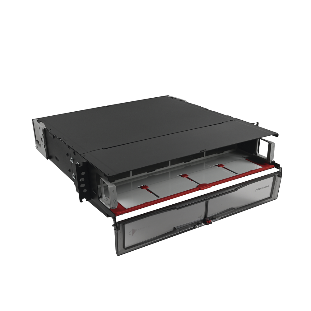 Distribuidor de Fibra ?ptica de Alta Densidad LigthVerse *Pro* Para Rack de 19 Pulgadas (48.26 cm), Acepta 8 Placas Plug and Play, Hasta 192 Fibras, 2 UR - Image 2
