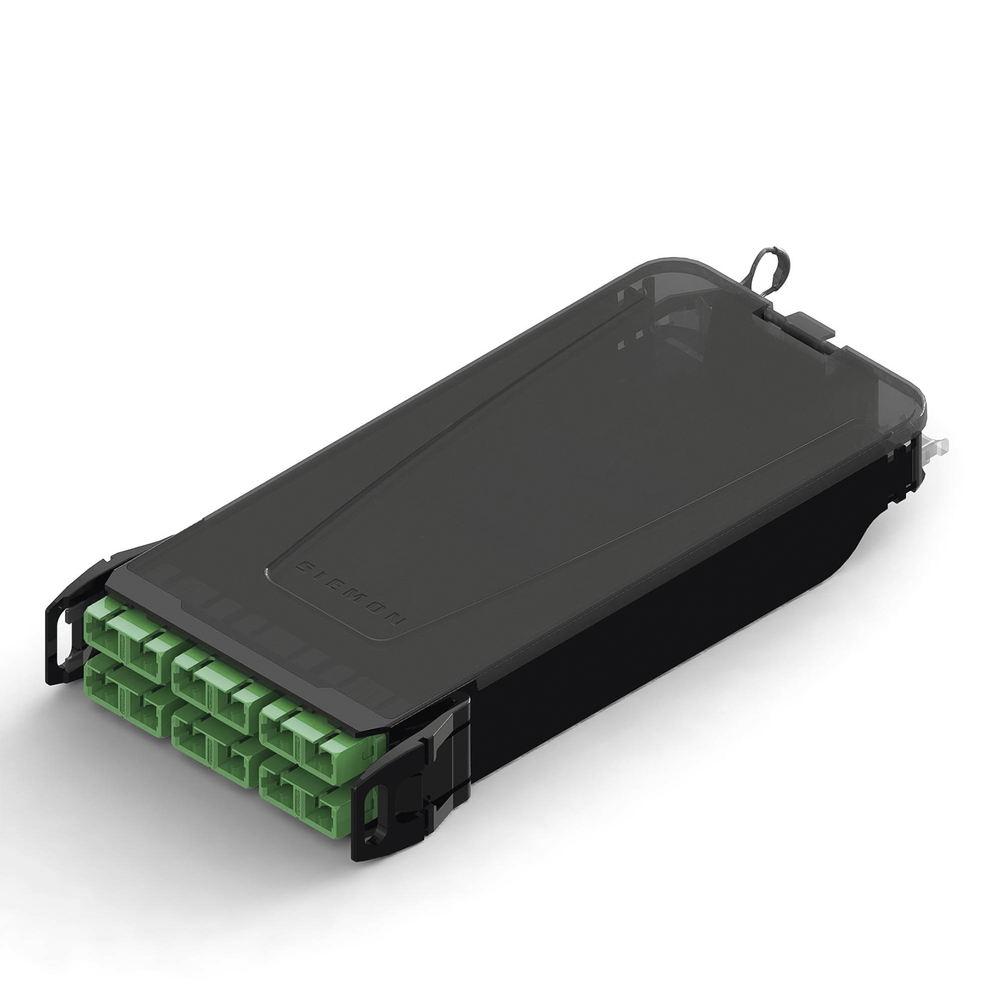 Cassette para Empalme (Fusi?n) LightVerse, Hasta 12 Fibras, Conectores SC/APC Shuttered, para Fibra Monomodo, 900um, 1 Metro (3.28 Pies)