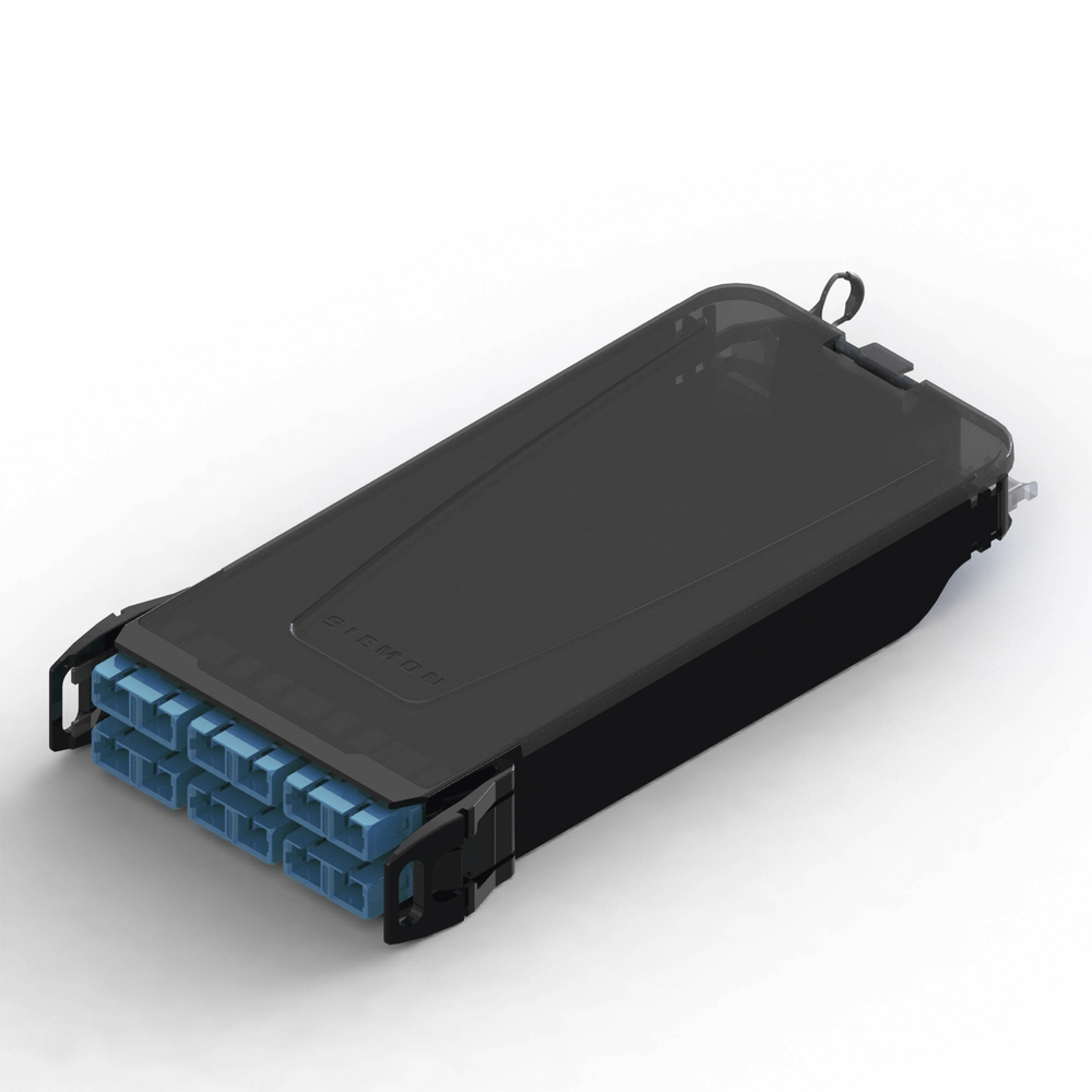 Cassette para Empalme (Fusi?n) LightVerse, Hasta 12 Fibras, Conectores SC/UPC Shuttered, para Fibra Monomodo, 900um, 1 Metro (3.28 Pies)