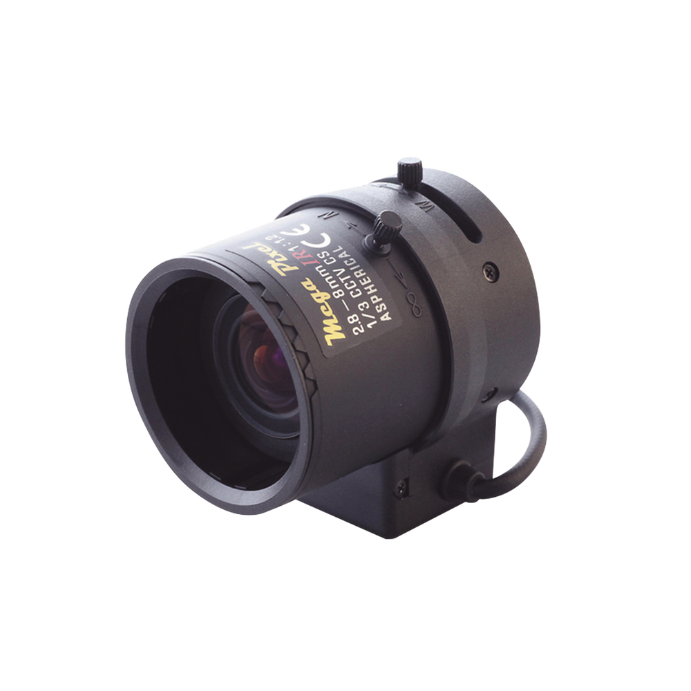 Lente Varifocal 2.8-8mm / Resolución 3 Megapixel / Iris Automatico / Día/Noche / Formato 1/3"