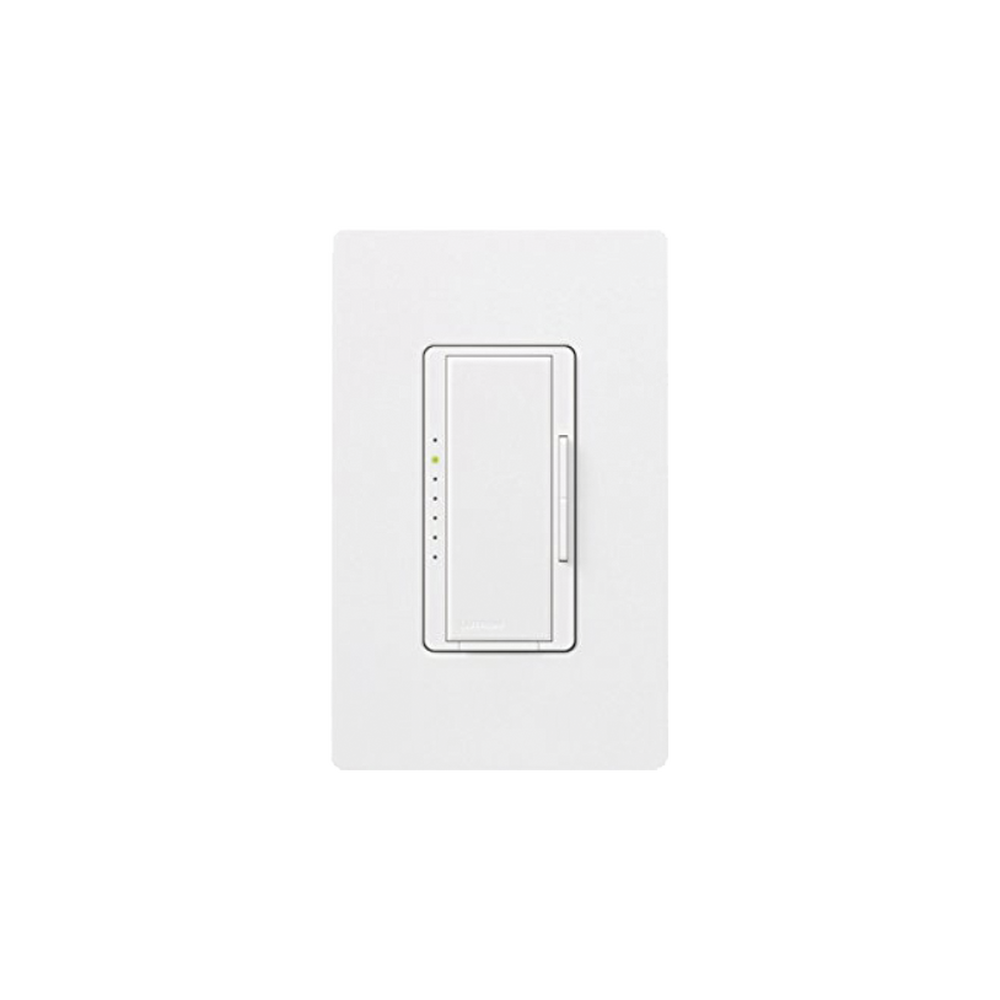 Atenuador (dimmer) Maestro 600W baja tensión, multilocación, sinlge pole,  color blanco.