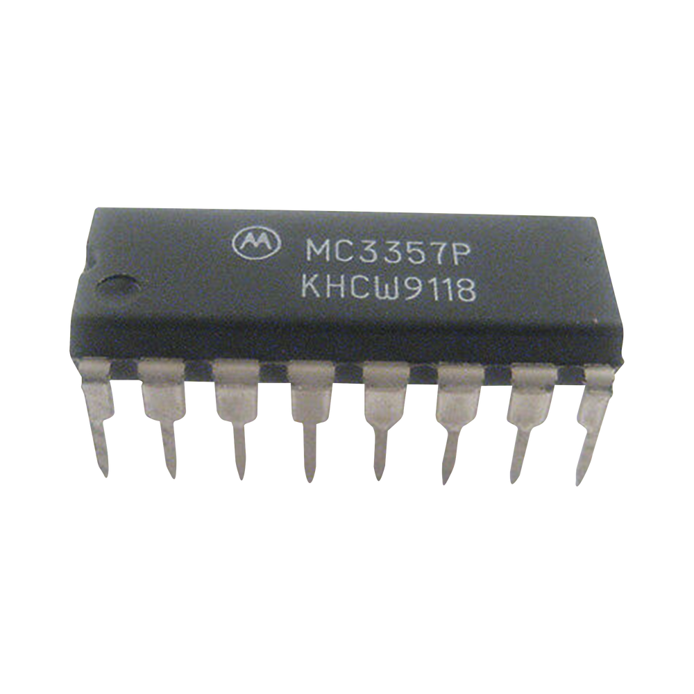 Circuito Integrado de Baja Potencia MC3357P para Frecuencia Intermedia FM de Banda Angosta.