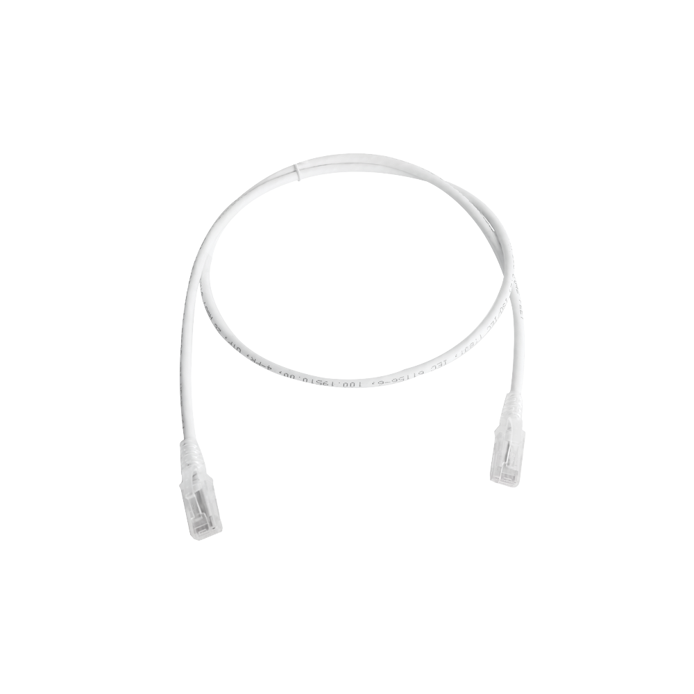 Patch Cord MC5 Modular Cat5e UTP, CM/LS0H, 2.13 Metros (7 Pies), Color Blanco, Versi?n Bulk (Sin Empaque Individual)